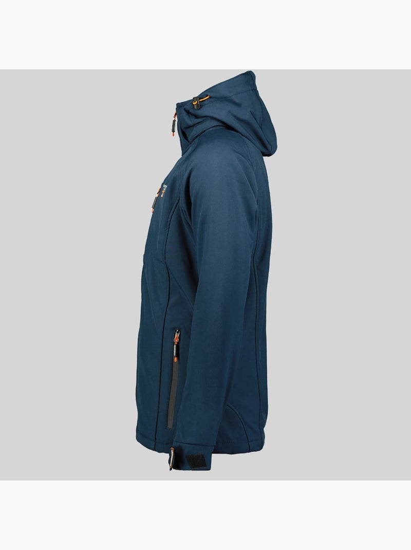 Veste softshell à capuche taboo – geographical norway Bleu marine - Kiabi