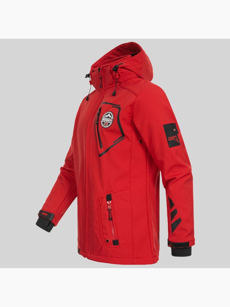 Veste softshell à capuche tacebook – geographical norway Noir - Kiabi