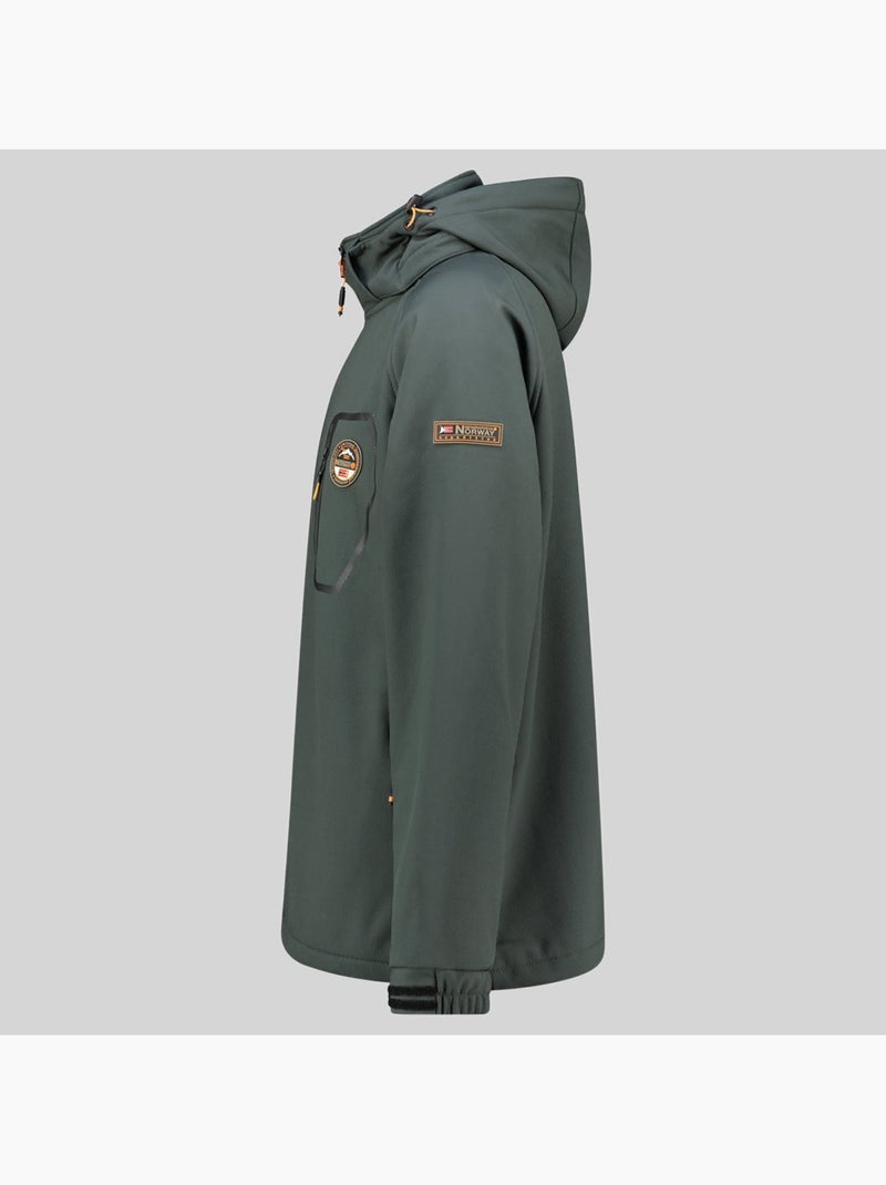 Veste softshell à capuche takable – geographical norway Gris foncé - Kiabi