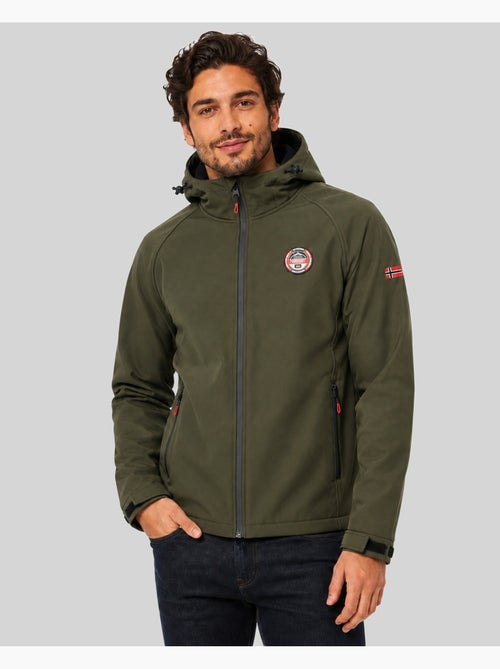 Veste softshell à capuche tamigobadge – geographical norway - Kiabi