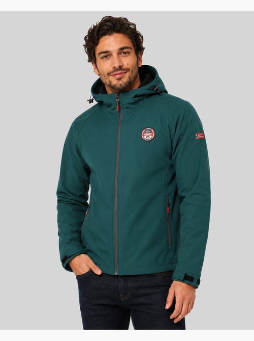 Veste softshell à capuche tamigobadge – geographical norway - Kiabi