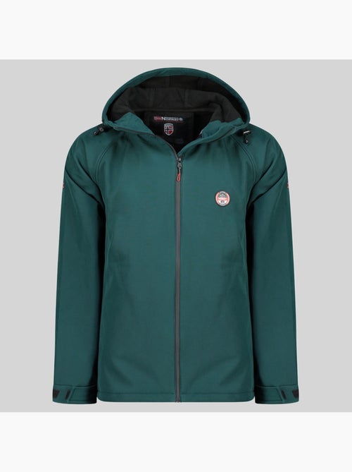 Veste softshell à capuche tamigobadge – geographical norway - Kiabi