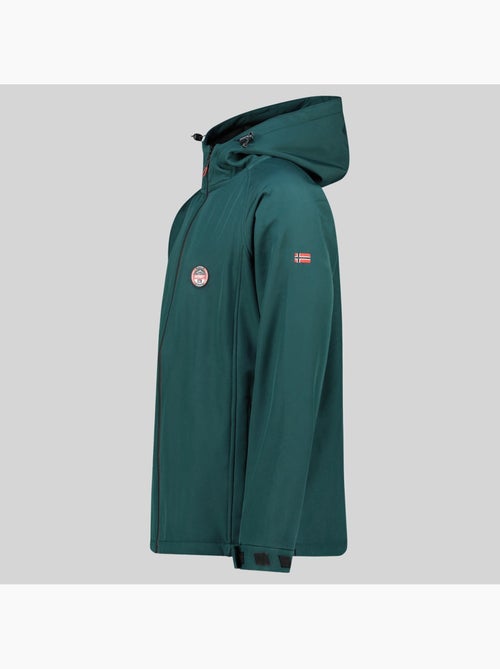 Veste softshell à capuche tamigobadge – geographical norway - Kiabi