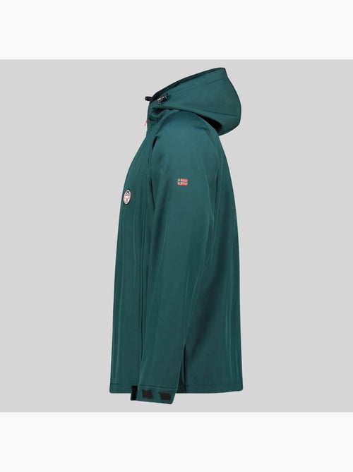 Veste softshell à capuche tamigobadge – geographical norway - Kiabi