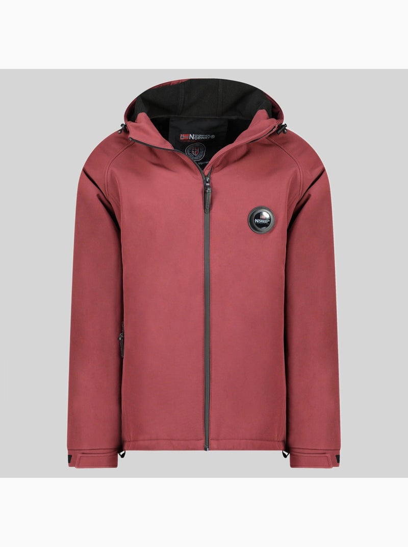 Veste softshell à capuche tamigoglass – geographical norway Bordeaux - Kiabi