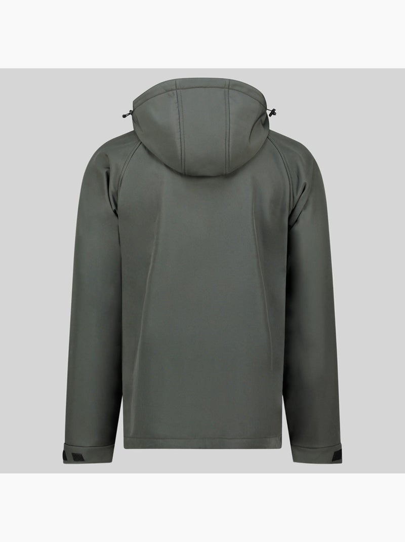 Veste softshell à capuche tamigoglass – geographical norway Gris foncé - Kiabi