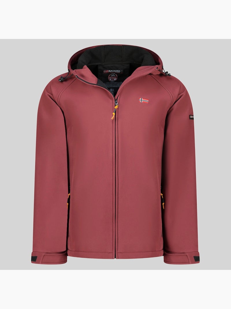 Veste softshell à capuche tamigolor – geographical norway Bordeaux - Kiabi