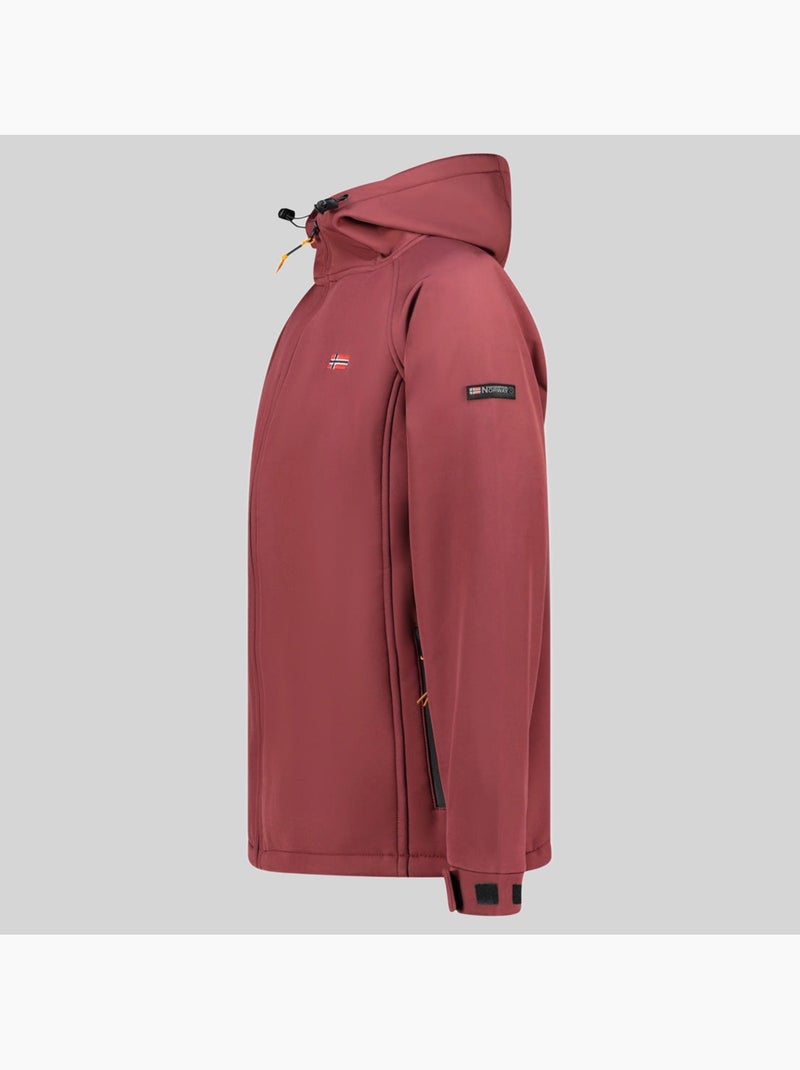 Veste softshell à capuche tamigolor – geographical norway Bordeaux - Kiabi