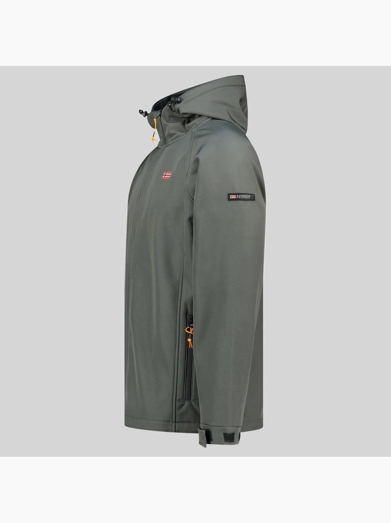 Veste softshell à capuche tamigolor – geographical norway Gris foncé - Kiabi