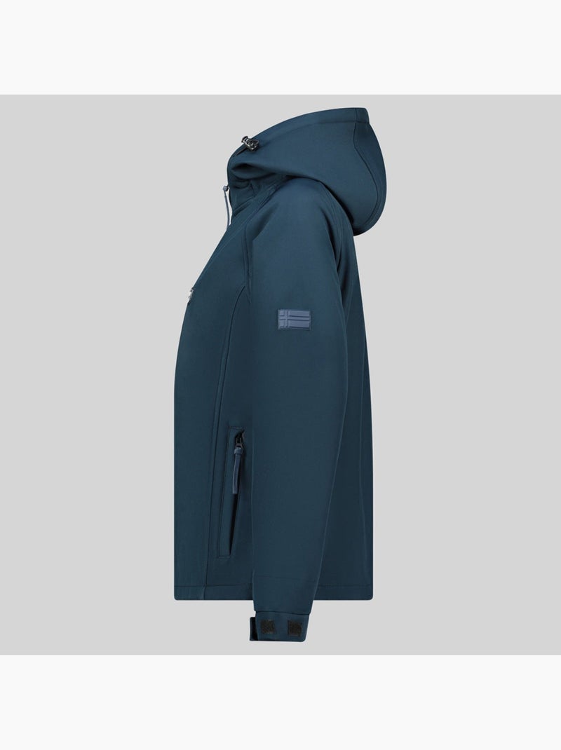 Veste softshell à capuche tamilatal – geographical norway Bleu marine - Kiabi