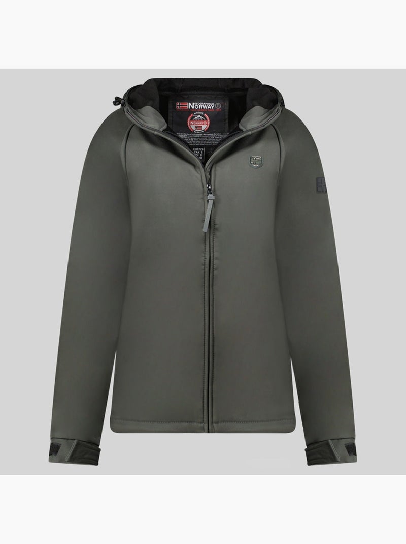 Veste softshell à capuche tamilatal – geographical norway Gris foncé - Kiabi