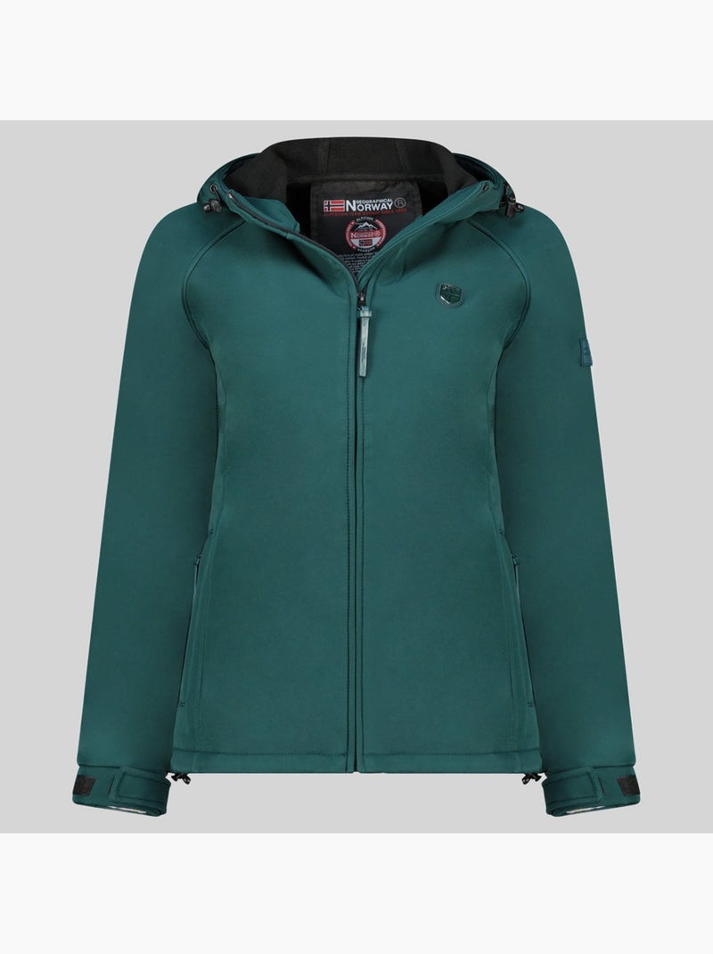 Veste softshell à capuche tamilatal – geographical norway Vert sapin - Kiabi