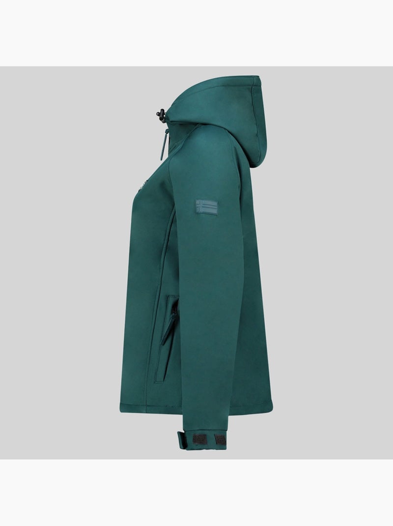 Veste softshell à capuche tamilatal – geographical norway Vert sapin - Kiabi