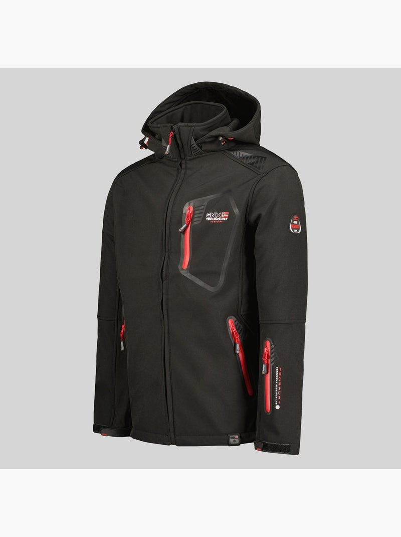 Veste softshell à capuche tanada – geographical norway Noir - Kiabi