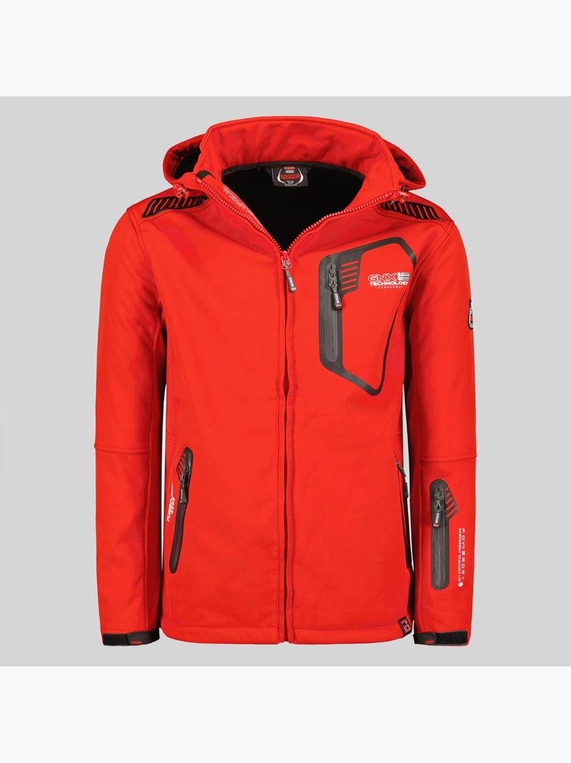 Veste softshell à capuche tanada – geographical norway Rouge - Kiabi