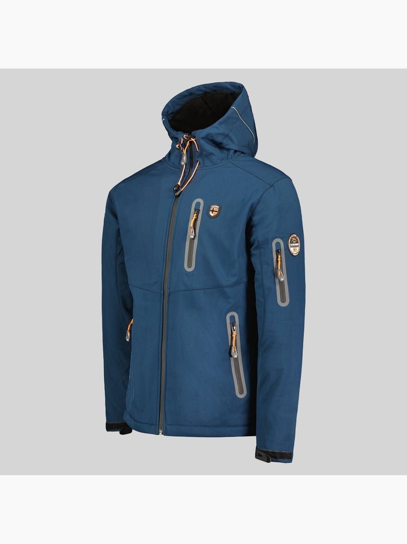 Veste softshell à capuche taxillus – geographical norway Noir - Kiabi