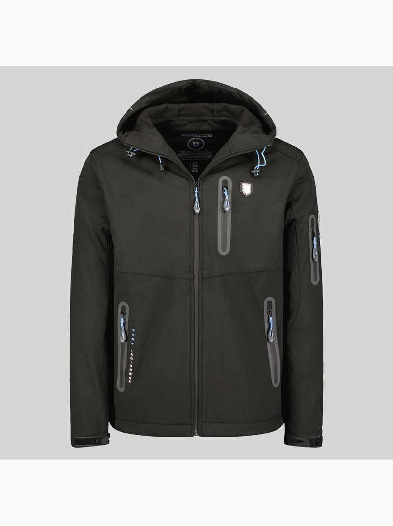 Veste softshell à capuche taxillus – geographical norway Noir - Kiabi