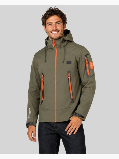 Veste softshell à capuche tezip – geographical norway - Kiabi