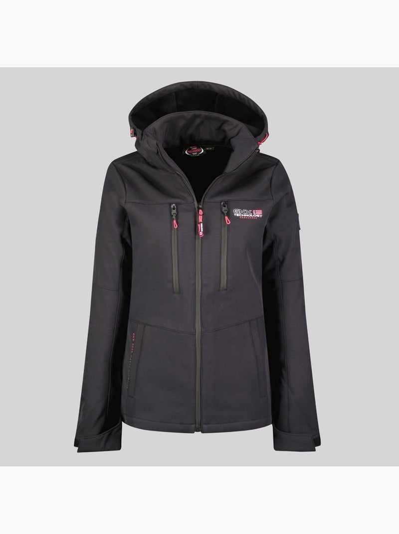 Veste softshell à capuche timmex – geographical norway Bleu marine - Kiabi
