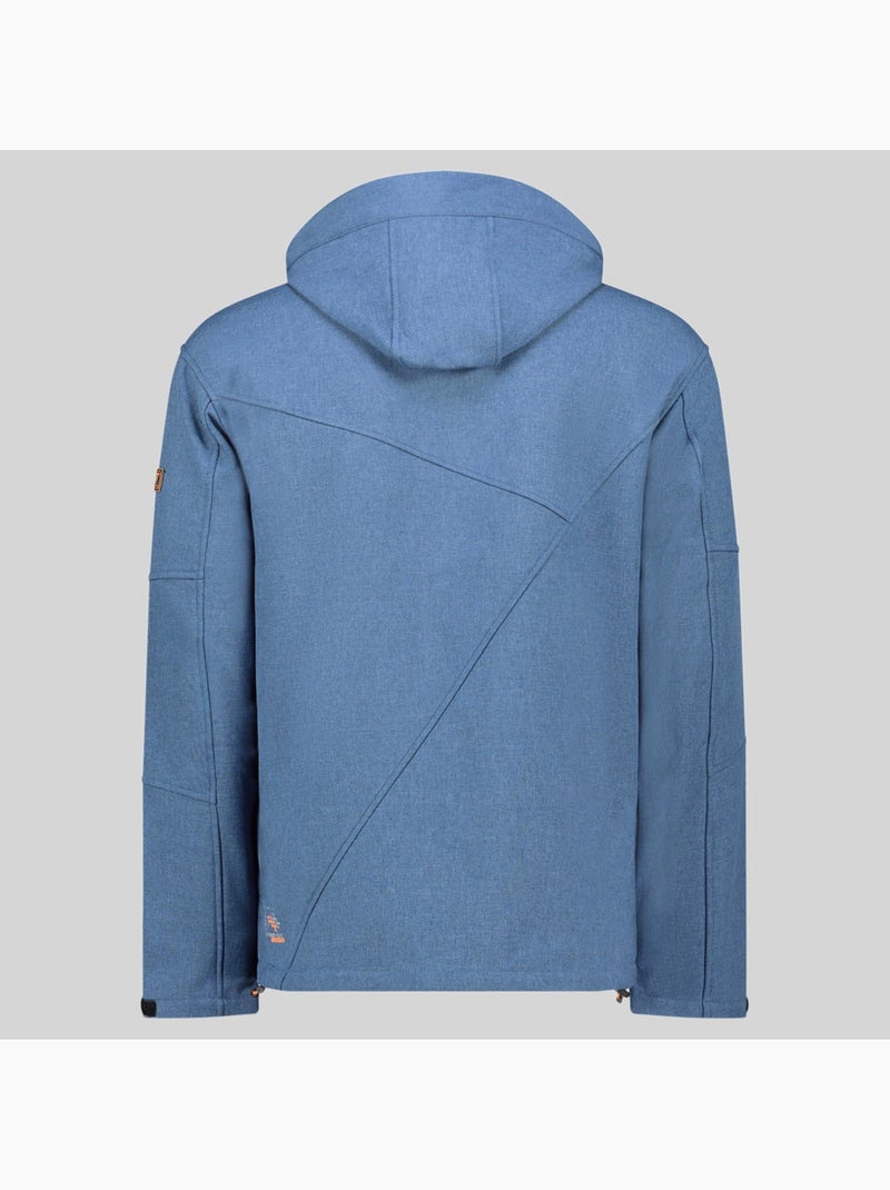 Veste softshell à capuche tolympia – geographical norway Bleu - Kiabi