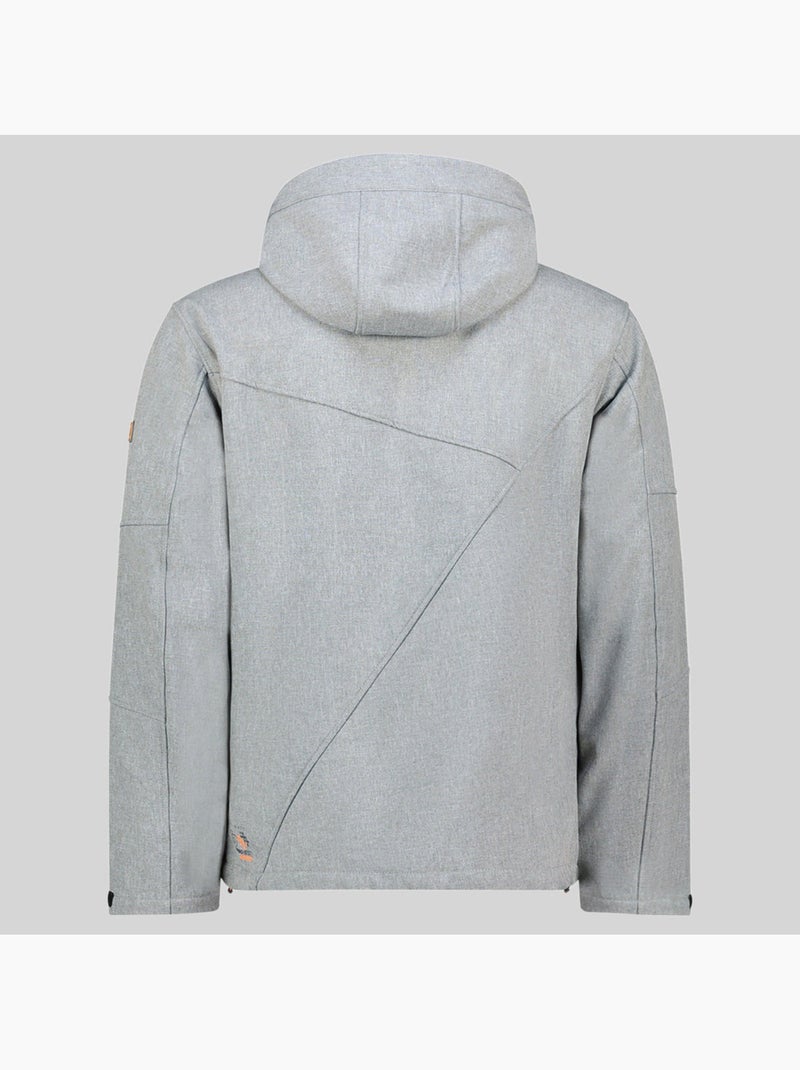 Veste softshell à capuche tolympia – geographical norway Gris clair - Kiabi