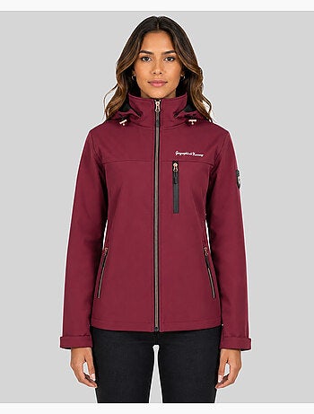 Veste softshell à capuche tounia – geographical norway