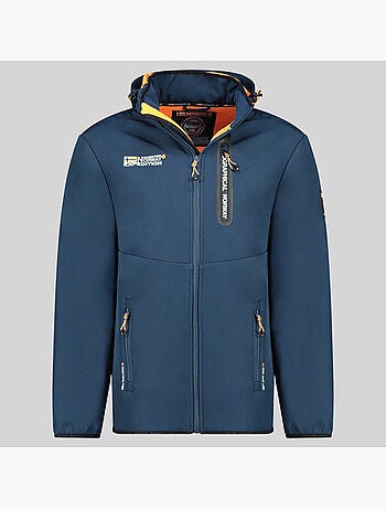 Veste softshell à capuche toxique – geographical norway