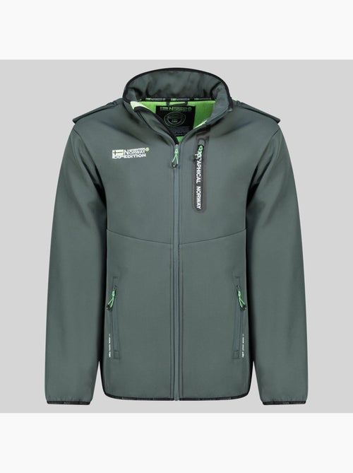 Veste softshell à capuche toxique – geographical norway - Kiabi
