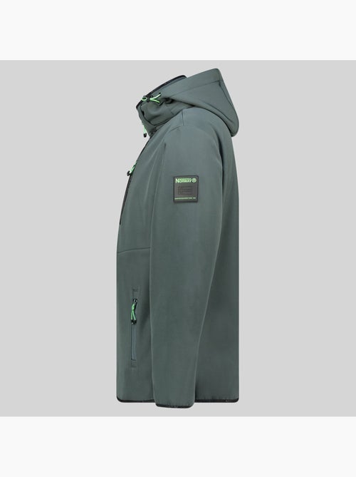 Veste softshell à capuche toxique – geographical norway - Kiabi