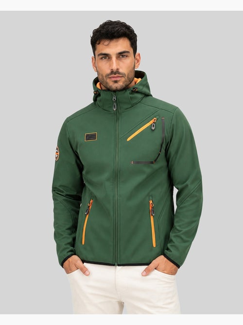 Veste softshell à capuche tramway – geographical norway - Kiabi