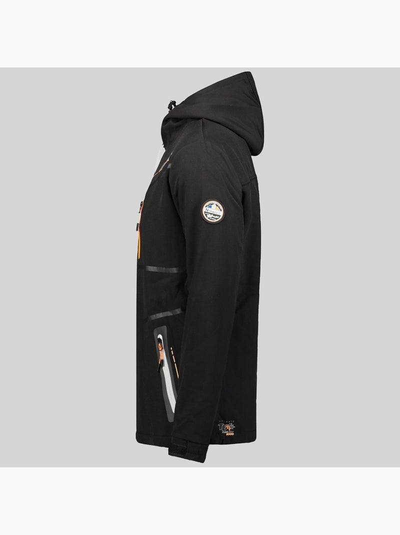 Veste softshell à capuche truello – geographical norway Noir - Kiabi