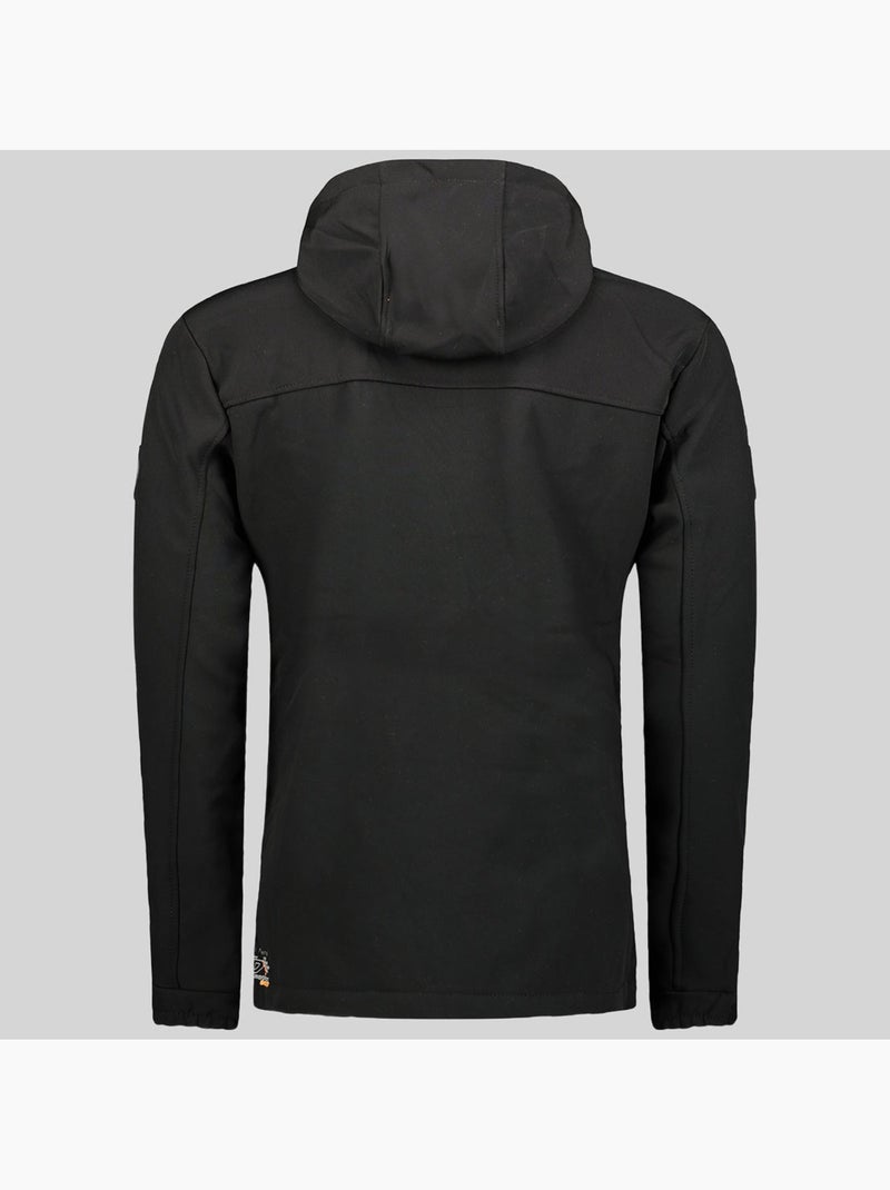 Veste softshell à capuche truello – geographical norway Noir - Kiabi