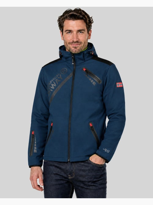 Veste softshell à capuche twopac – geographical norway - Kiabi