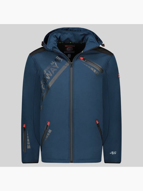 Veste softshell à capuche twopac – geographical norway - Kiabi
