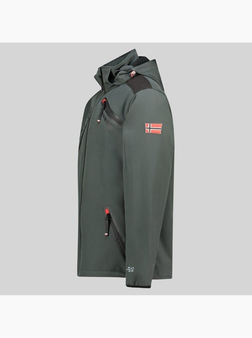 Veste softshell à capuche twopac – geographical norway - Kiabi