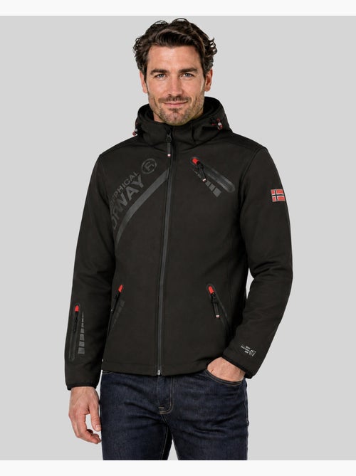 Veste softshell à capuche twopac – geographical norway - Kiabi