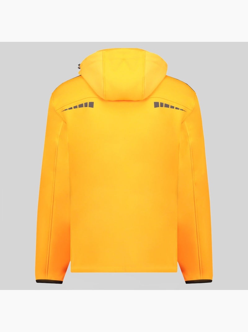 Veste softshell à capuche twopac – geographical norway Orange fluo - Kiabi