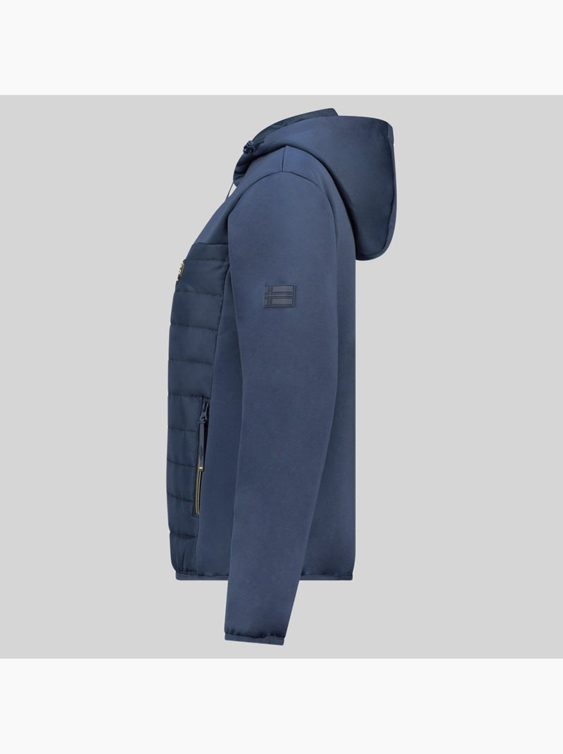 Veste softshell à capuche typhlosion – geographical norway Bleu marine - Kiabi