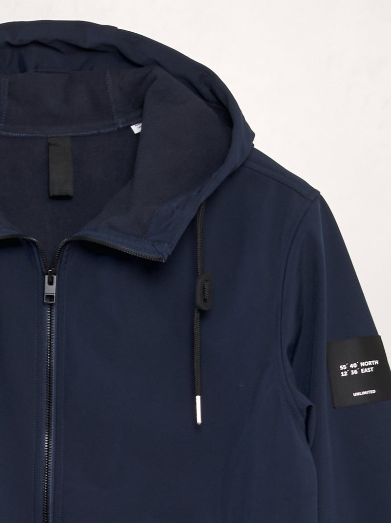 Veste softshell Bleu - Kiabi