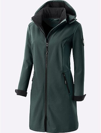 Veste Softshell Capuche Amovible Réglable En Largeur - Taille Courte - Witt