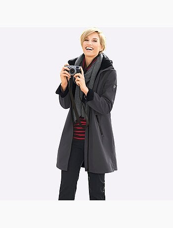 Veste softshell capuche amovible réglable en largeur - taille courte - witt