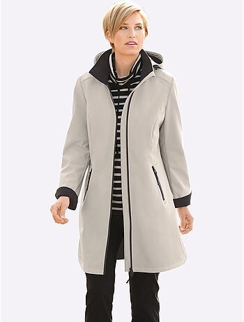 Veste Softshell Capuche Amovible Réglable En Largeur - Taille Courte - Witt