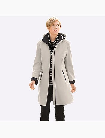 Veste softshell capuche amovible réglable en largeur - taille courte - witt