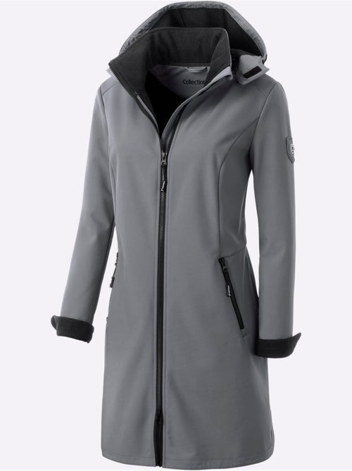 Veste Softshell Capuche Amovible Réglable En Largeur - Taille Courte - Witt - Kiabi Veste Softshell Capuche Amovible Réglable En Largeur - Taille Courte - Witt - Kiabi