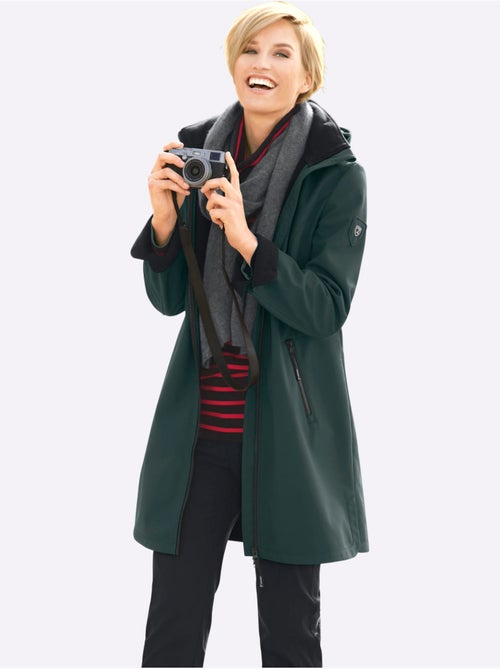 Veste Softshell Capuche Amovible Réglable En Largeur - Taille Standard - Witt - Kiabi