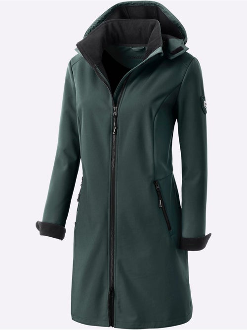 Veste Softshell Capuche Amovible Réglable En Largeur - Taille Standard - Witt - Kiabi