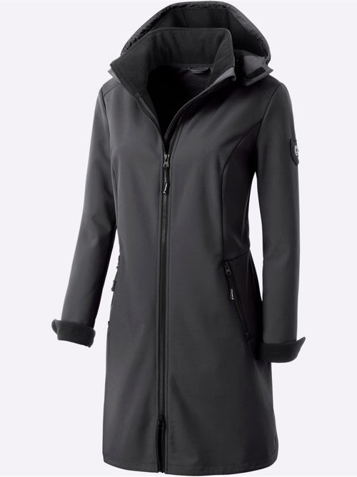 Veste Softshell Capuche Amovible Réglable En Largeur - Taille Standard - Witt - Kiabi Veste Softshell Capuche Amovible Réglable En Largeur - Taille Standard - Witt - Kiabi