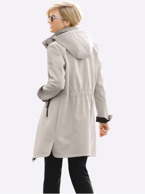 Veste Softshell Capuche Amovible Réglable En Largeur - Taille Standard - Witt - Kiabi