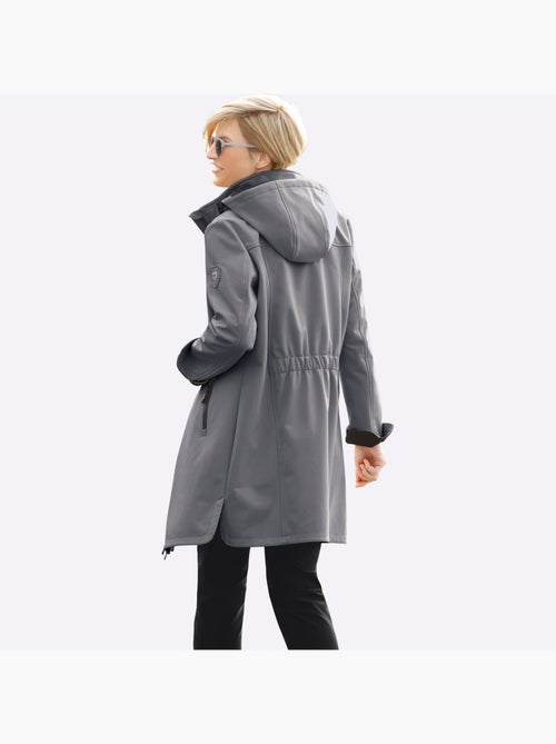 Veste softshell capuche amovible réglable en largeur - taille standard - witt - Kiabi