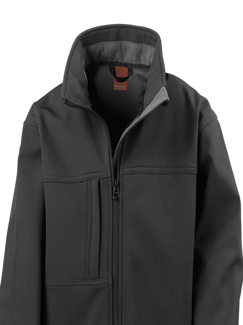 Veste softshell classic - result Noir - Kiabi